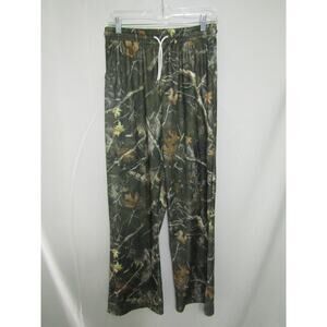 Camo Lounge Pajama Pants Elastic Waist‎ Pockets Hunting sz S/M Outdoor Sporty
